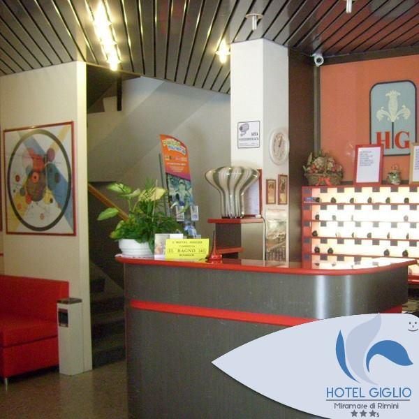 Hotel Giglio Rimini Exteriör bild